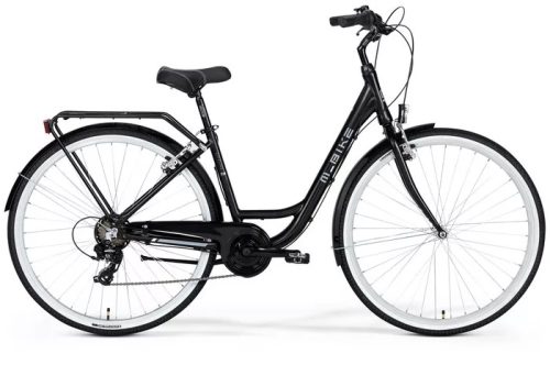 M-Bike Cityline 728 Selyem Fekete 46 cm